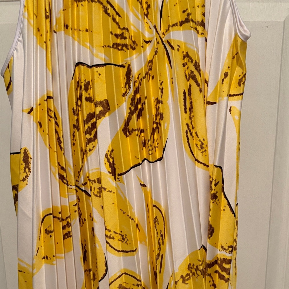 Ashley Stewart Yellow and White Maxi Dress, Plus Size, NWOT, Size 26/28 - Picture 2 of 6
